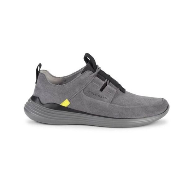 COLE HAAN GrandSport Grey Suede Sneakers Size 12M - Picture 1 of 6
